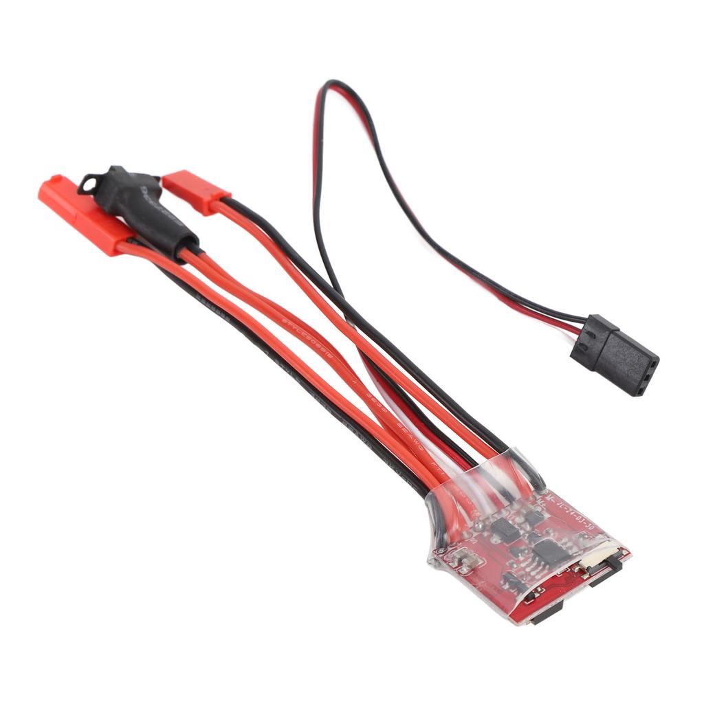 Регулятор скорости ESC для радиоуправляемой машины с тормозом 30A Коллекторный регулятор скорости ESC для 1/32 1/24 1/18 машины