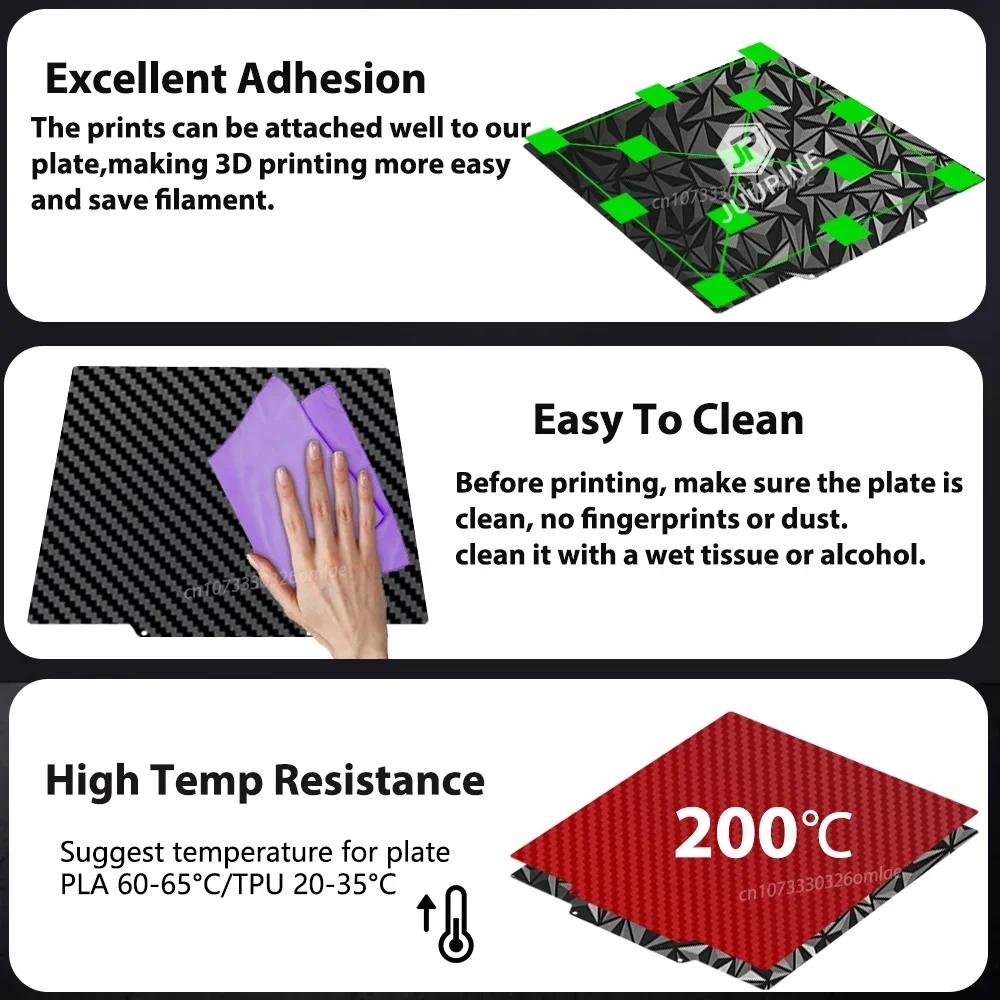 For Elegoo Neptune Max 4 Upgrade Neptune Max 3 Build Plate 430X430 PEI PEO Double Side Sheet Heated Bed Flexible Platform