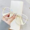 Luxury Brand Anti Blue Light Myopia Glasses Women Oversized Square Eyeglasses Computer Goggles Diopter -0.5 -1.0 -1.5 To -6.0