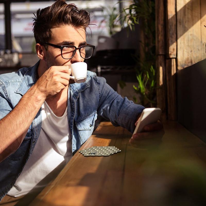 Деревянные подставки для чашек Животное Пчела Подставки на стол Подставки Пчелиное гнездо Подставки Подставки под чайные и кофейные кружки Подкладка для напитков Термостойкий Домашний декор