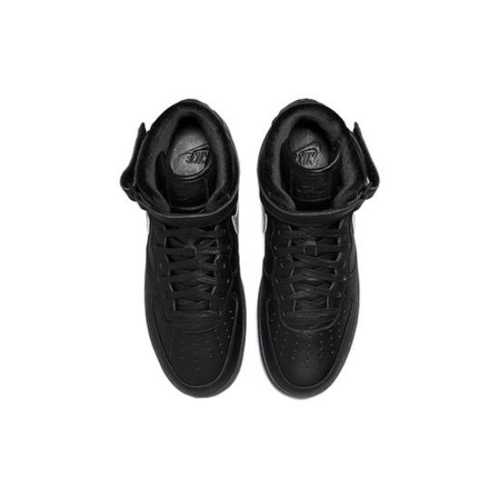 Nike Air Force 1 Mid Premium Черный Металлик Серебристый 2022 DX3061-001 Унисекс