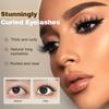 Набор туши для ресниц + кондиционера для ресниц, удлиняющая, утолщающая, подкручивающая и разделяющая черная тушь для ресниц без размазывания