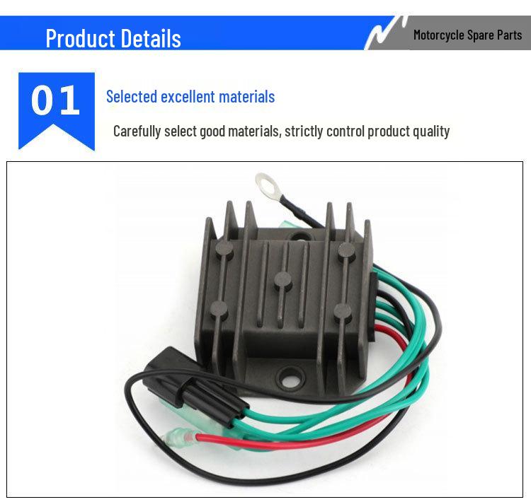 Выпрямитель для подвесного мотора Yamaha 6H0-81960-10-00 для моделей 75/80/C90A