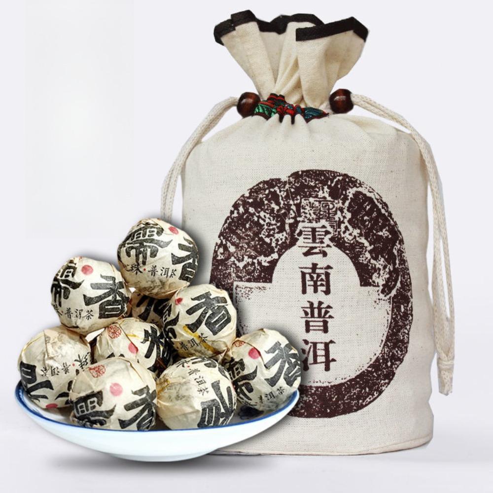 Glutinous Rice Fragrance Dragon Ball Pure Handmade Small Tea 2019 Menghai Pu'er