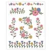Florals Embroidery Paper Stencil for Craft Simple Designs Ideal for Adults and Kids