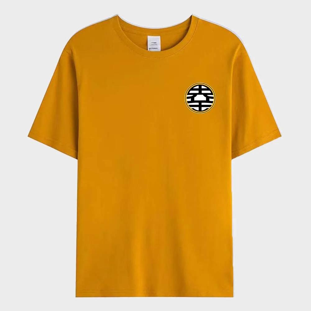 Аниме Косплей хлопок Мужская футболка Мужская футболка с короткими рукавами с принтом Гоку Летняя повседневная футболка Уличная толстовка Женская одежда