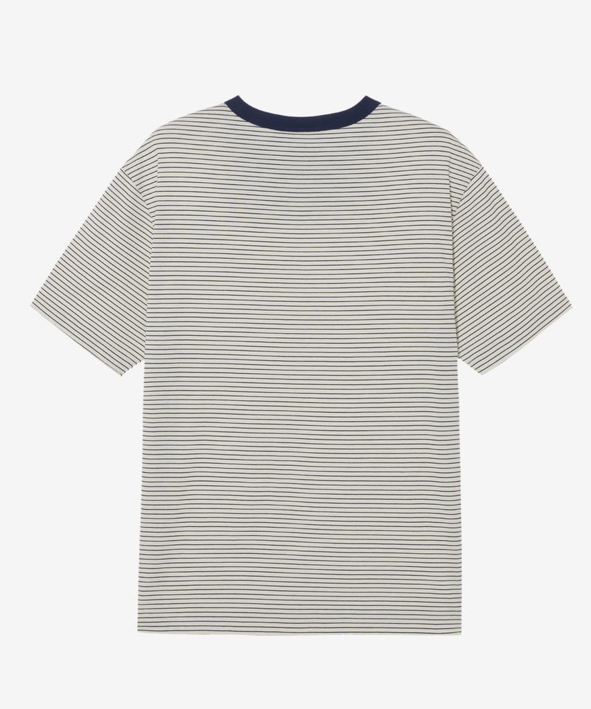 MINDBRIDGE [Collins] Cool Pin Stripe Oversized T-Shirt - 2 Colors