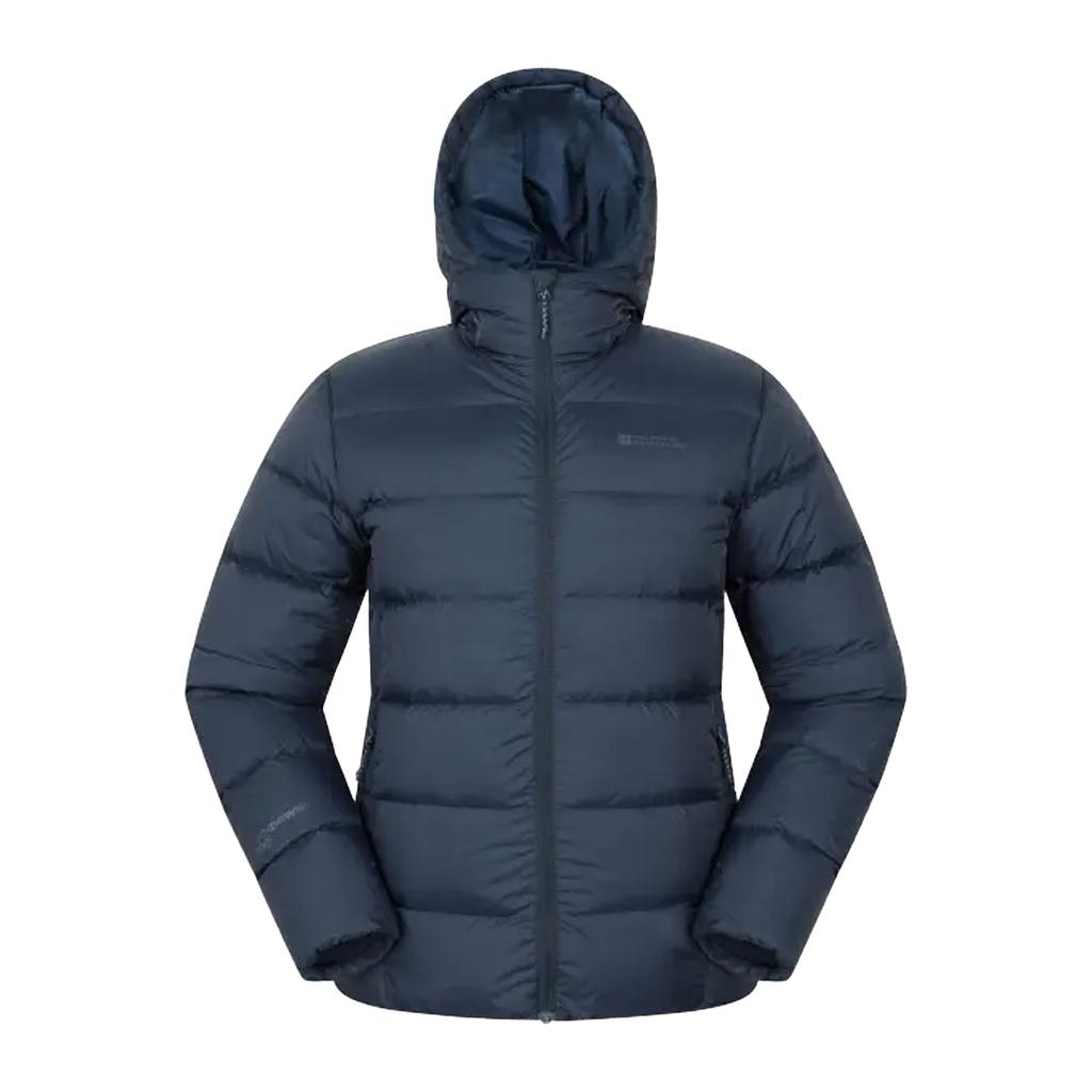 Mountain Warehouse Mens Stratus Down Packable Hooded Jacket