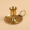 2 Piece with Holding Ring Desktop Candlestick Retro Candle Stand  Restaurant