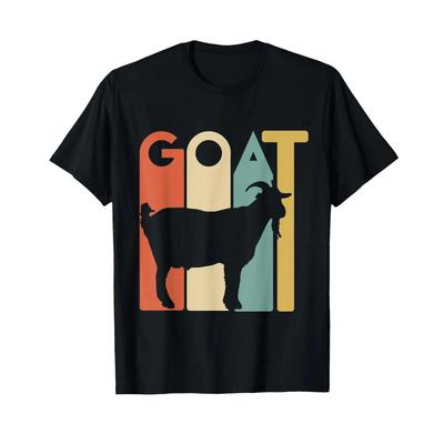 Retro Vintage Goat T Shirt Animal Goats Lover S Vintage Fashion Slightly Graphic Top For Everyday Wear Stylish