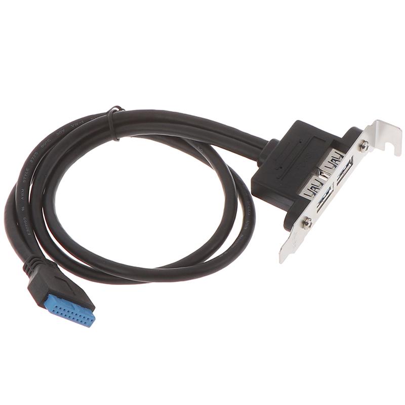 2Ports Usb 3.0 Back Panel To Motherboard 20Pin Header Connector With Pci Slot