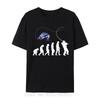 Fishing Rod Fishing Pole Evolution Fly Fishing Print Top T-Shirts Family Cotton Men's Clothing Oversized Unisex Tees Streetwear