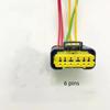 For NISSAN QASHQAI ALTIMA MURANO SENTRA SUNNY MARCH Car Rear Taillight Plug Tail light plug 4 pin 6 pins