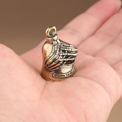 Колокольчик-хранитель Мотоциклетный колокольчик Для байкеров Женщин Мужчин С подвеской Байкерский колокольчик Для райдеров На удачу Колокольчик духа Мото