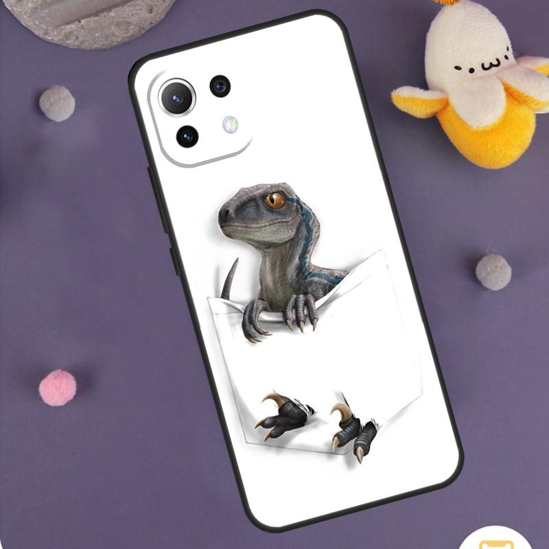 Милый Чехол с Динозавром Для Xiaomi 14 15 Ultra 13T 14T 15T 17 Pro Max POCO F5 F6 F7 X5 X6 X7 Pro F8 Ultra