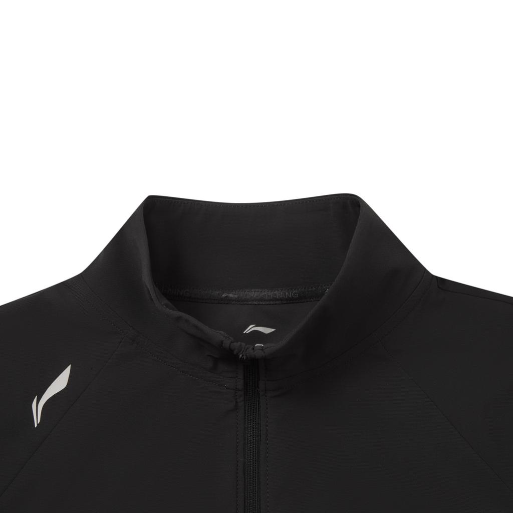 Li-Ning Серия Фитнес Куртка с воротником-стойкой Вышивка букв с логотипом Повседневная фитнес-куртка Женские куртки AFDW800-5