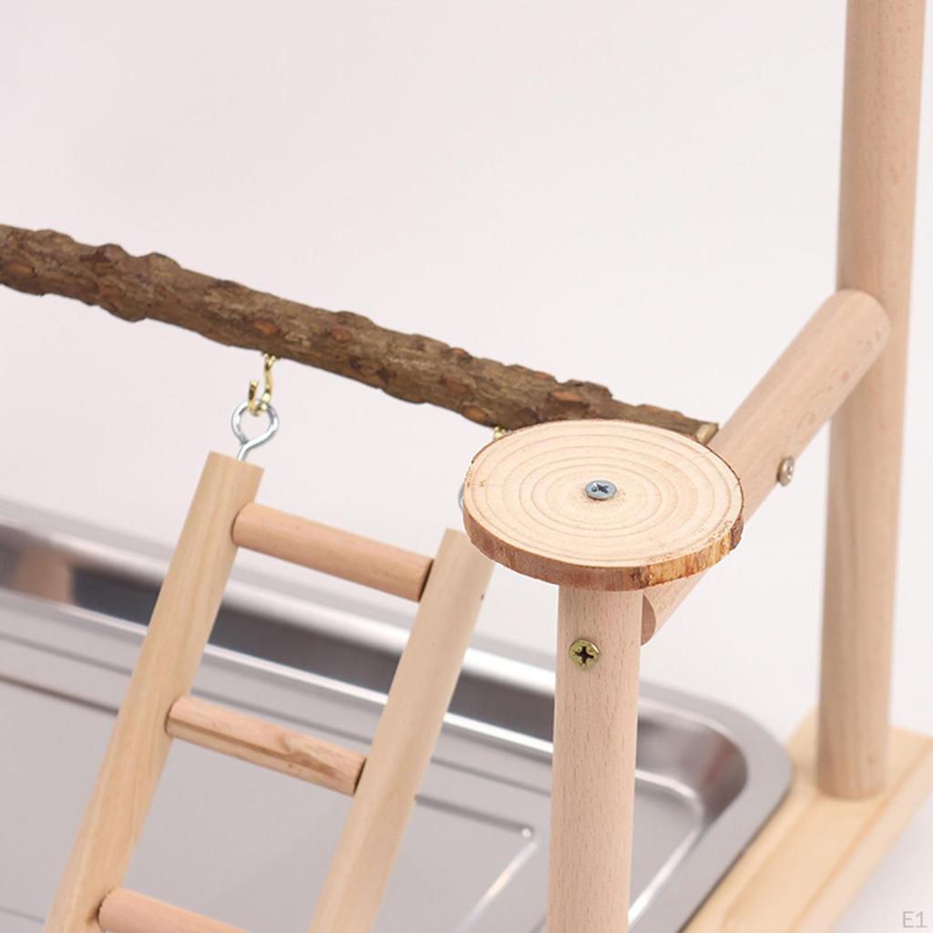 Попугаи Птица Деревянная игровая площадка, клетка для птиц Игровой зал Лестница для манежа для попугаев, упражнения