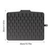 Tilted Design Silicone Drain Pad Non-Slip Water Drip Catcher Countertop Drain Tray  Hot Pots Pans