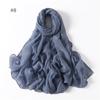 58 Colors Women Candy Color Voile Scarf Plain Solid Pashmina Female Warm Cotton Viscose Scarves Blanket Shawls And Wraps Bufanda