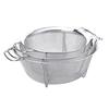 Roamtic Fashion Kitchen Rice Fruits Fine Washing Vegetable Strainer Sieve Mesh Stainless Steel Colander