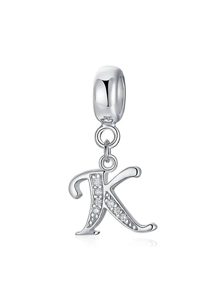 Медь Модные 26 Букв Шарм-Бусина для Женщин Подходят для Браслетов DIY Изготовление Юбилейный Подарок Изысканные Женские Украшения