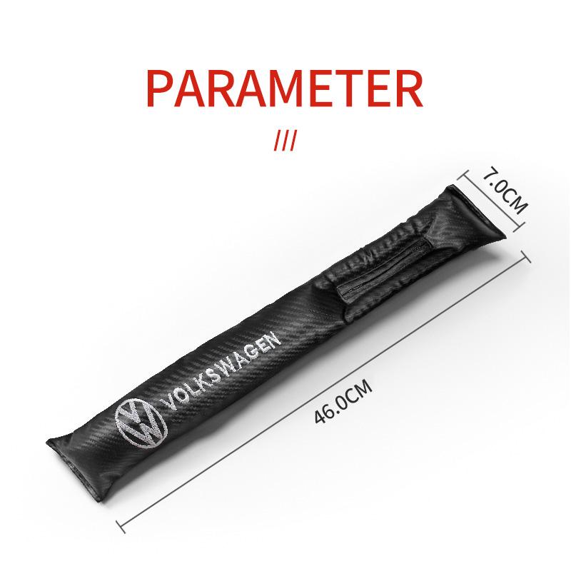 For Volkswagen MK1 Volkswagen Car Styling Seat Gap Filler Pads PU Leather Leak-Proof Accessories For VW GTI Polo Golf Passat Scirocco Tiguan Jetta