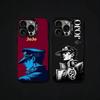 Чехол для телефона J-Jojo с горячим аниме-узором для iPhone 17, 16, 15, 14, 13, 12 Pro Max, Черный, Конфетный, Матовый, Ударопрочный