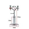 304 Stainless Steel Adjustable Pipe Clamp with Expansion Base