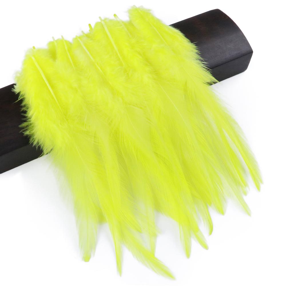 50 шт. Натуральные куриные перья 4-6 дюймов Красивые петушиные перья для изготовления украшений Аксессуары для рукоделия Карнавальное украшение