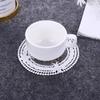 Round Embroidered Style Placemat Heat Resistant Bowls Coffee Cups Coaster For Dining Table Anti-Skid Tea Cup Pads Table Decor