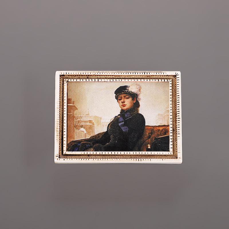 3D Полимерный Магнит на Холодильник: Знаменитая картина Ретро наклейка с персонажем