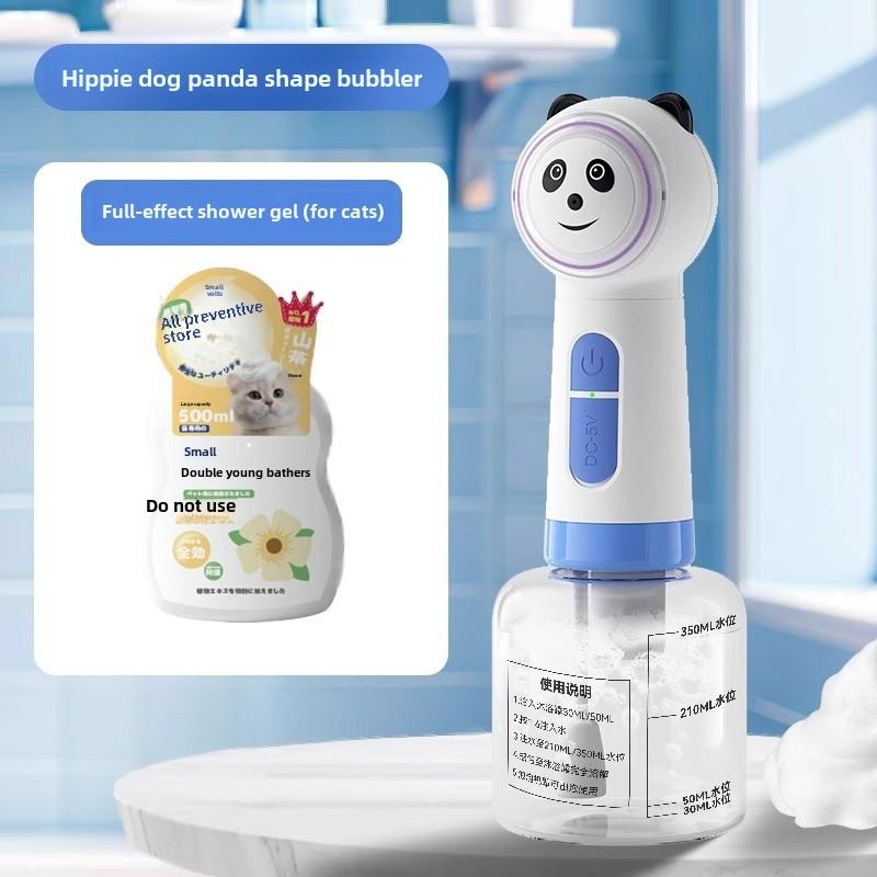 Машина для мыльных пузырей для домашних животных Милая машина для мыльных пузырей для собак и кошек Ванна для купания для мытья тела Умная машина для мыльных пузырей для собак