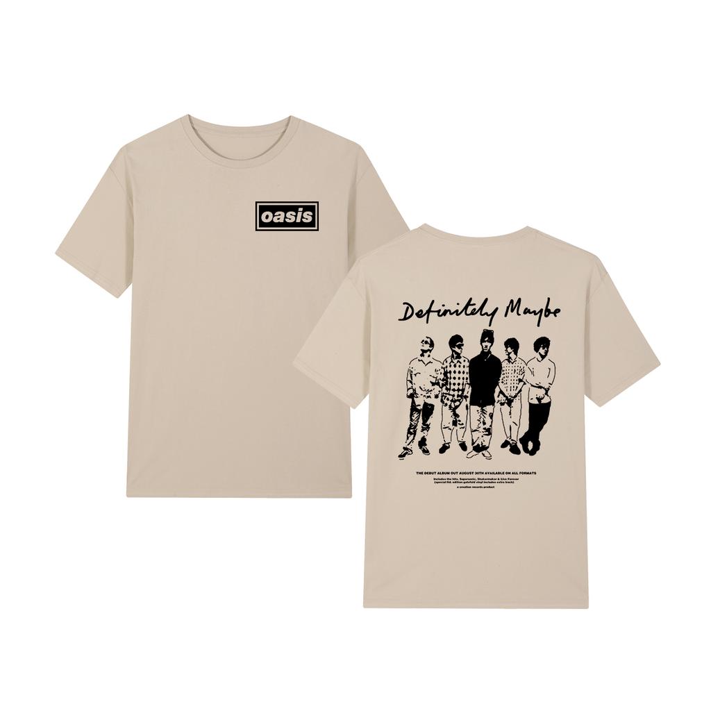 Oasi Band Logo Vintage T-shirt Definitely Maybe Fashion Casual Y2K Cotton Men T Shirt New Tee Tshirt Womens Tops