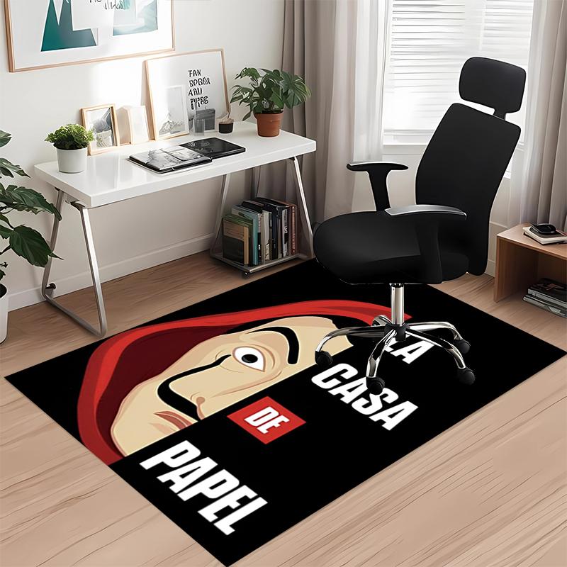 La Casa De Papel Printed Carpetrugfor Office Chair Living Room Bedroom Kitchen Room Decor Gifts