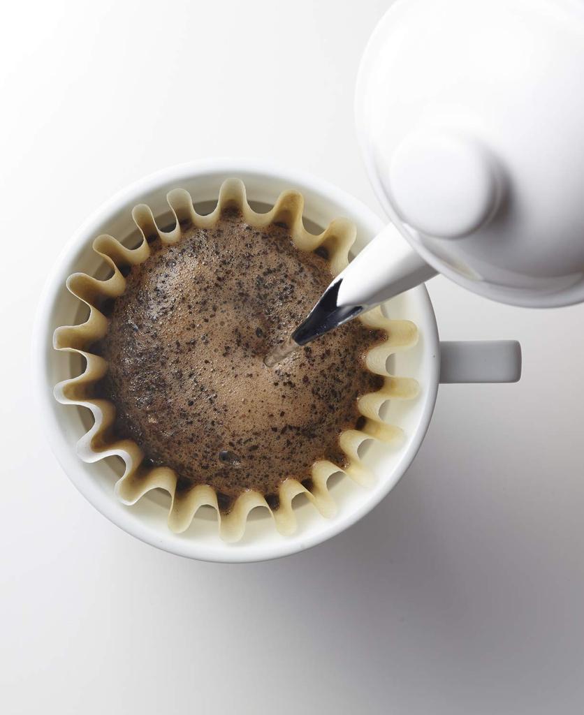 Керамическая воронка для кофе Kalita с высокой теплоотдачей, посуда Hasami, HASAMI для людей, серия Wave, керамика, сделанная в Японии, HA155, воронка для одного человека