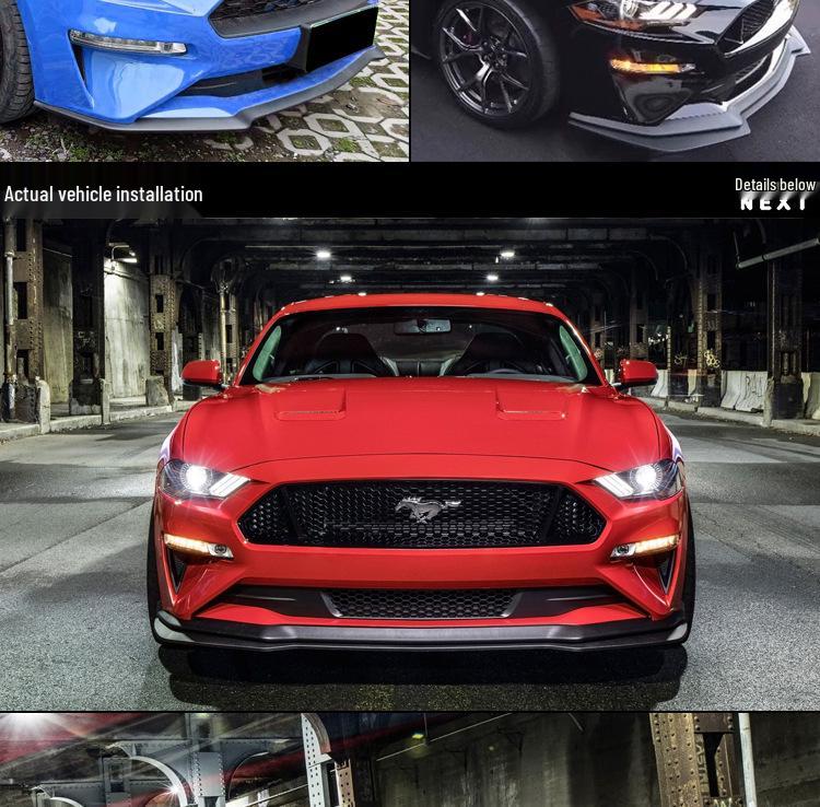 Ford Mustang (2018-2023 гг.) Аксессуары для губы переднего бампера и накладки на подбородок