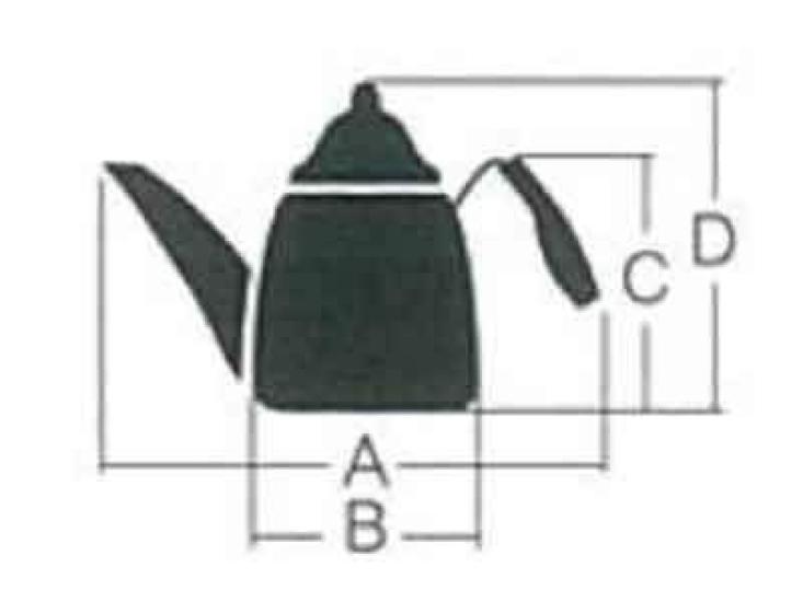 Yoshikawa Made In Japan Drip Pot 1.0L IH Compatible Silver Seas Cooking YJ2380