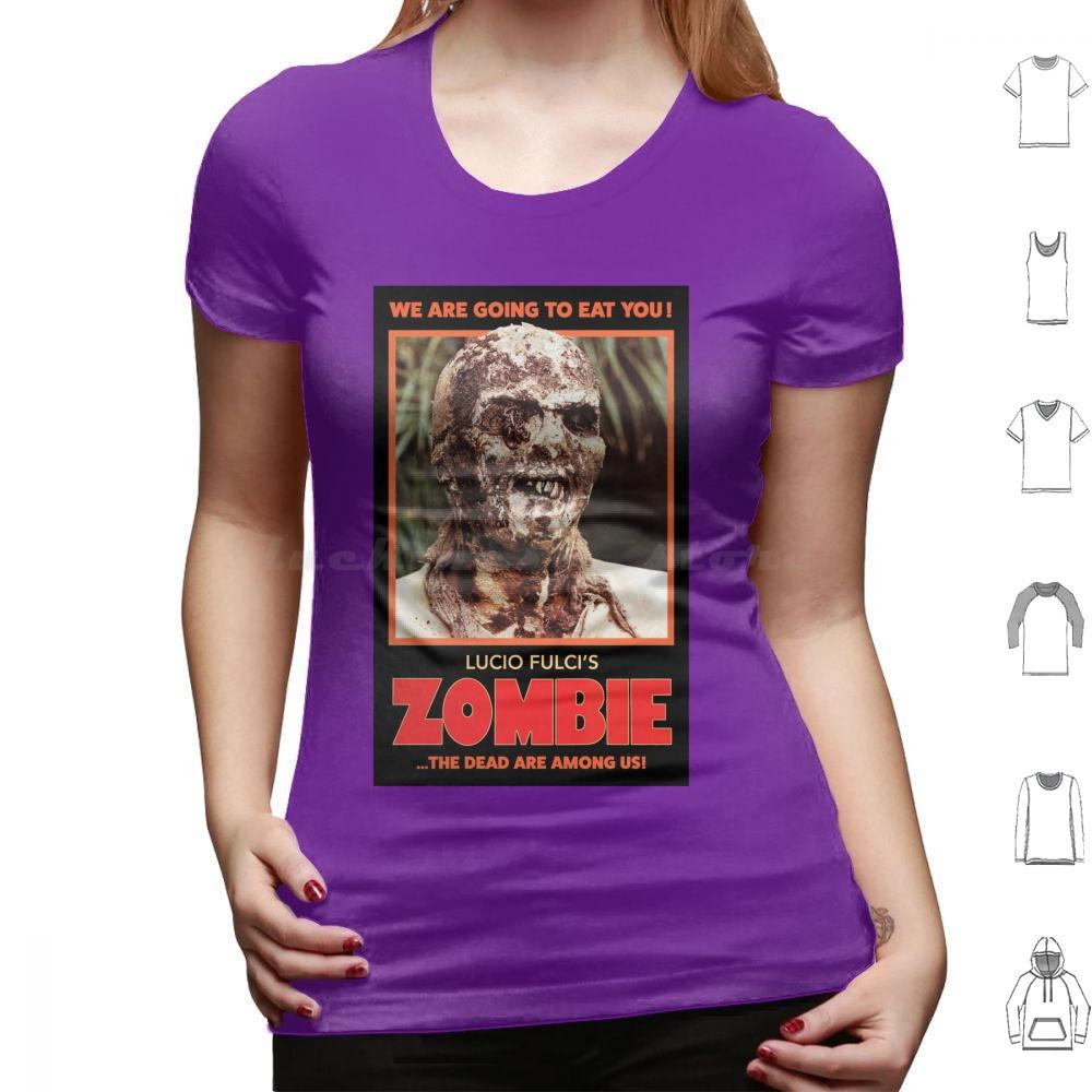 Lucio Fulcis ZombieRed T Shirt 6xl Cotton Cool Tee Luciofulci Fulci Horrormovie Horror Movies Zombies Zombie