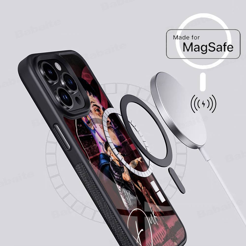 Модная Rapper DUKI Магнитная Беспроводная Для Чехла Телефона Для IPhone 17 16 15 14 13 12 11 Pro Max Plus Mag Чехол для Телефона