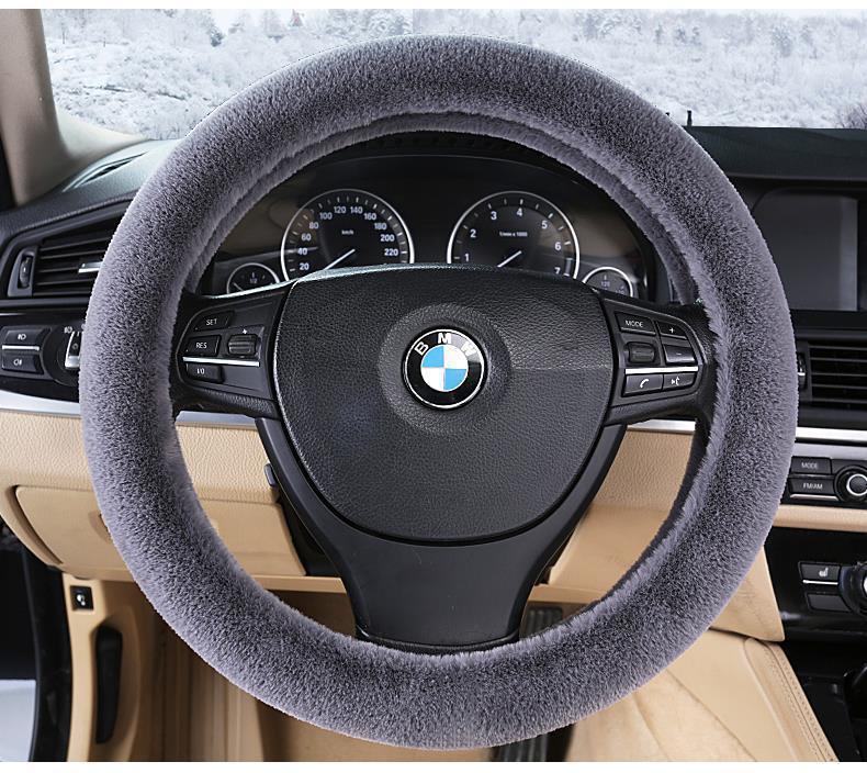 Zeekr L7 Winter Plush Heated Steering Wheel Cover - Cute, Cozy, and Suitable for Autumn and Winter
