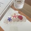 Acetic Acid Shell Hair Claw Korean Style Geometry Shark Clip Ocean Animal Hair Clip  Travel