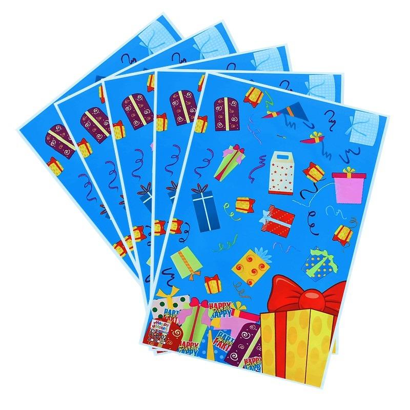 20Pcs Plastic Candy Bag Child Party Loot Bags Boy Girl Kids Birthday Party Favors Supplies Decor