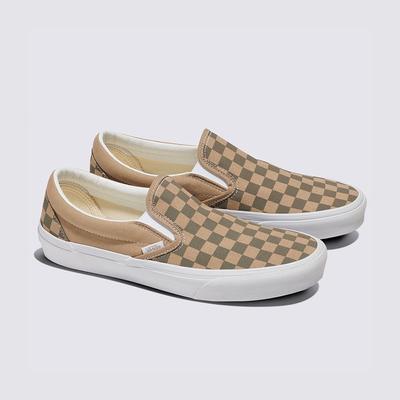 Classic Slip On   Холст Блок Коричневый Vn0a2z41dfm1