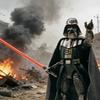 Последний Инвентарь 30см Фигурка Военного Аниме Дарт Вейдер Светящаяся Фигурка с Голосом Настольное Украшение Хэллоуин Сюрприз Подарок