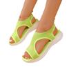 Spring and summer new fashionable large-size flat-bottomed fly-woven women's sandals