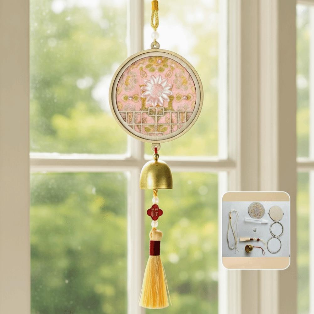 Traditional Song Jin Wind Chime Material Kit Pearl Wind Chime Material Set Backpack Decoration