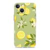 Фруктовый лимонный чехол для телефона For iPhone 11 Чехлы iPhone 15 12 13 14 16 Pro Max X XR XS 14 15 Plus 16Pro iPhone16 Прозрачная крышка