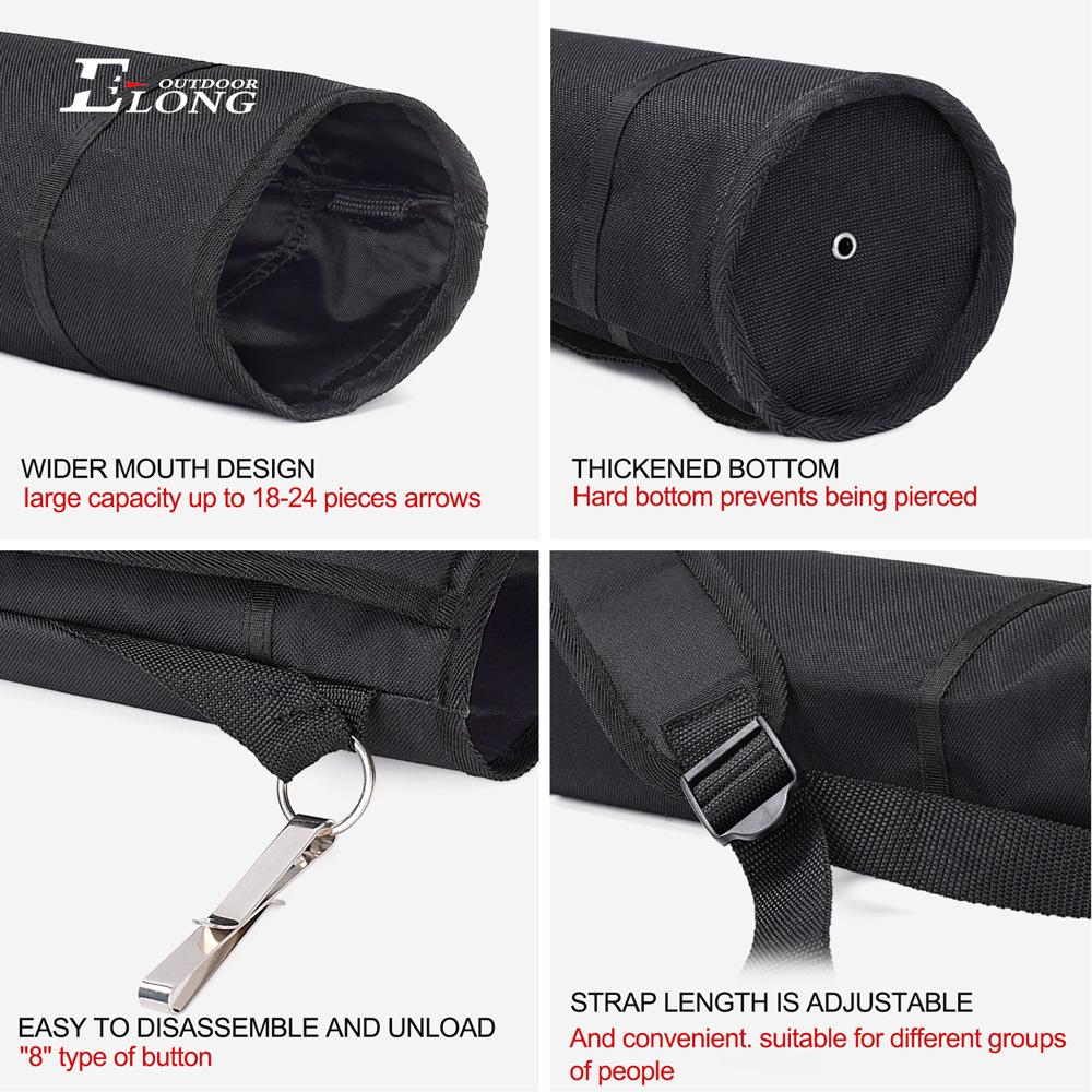 Adult and Youth Archery Arrow Quiver Back Hip Quiver Bag for Target Practice and Shooting