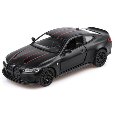 TOKAXI Масштаб 1/36 BMW M4 Литая Миниатюрная Машинка с Функцией Инерционного Движения, Черный, Подарок на День Рождения/Рождество для Мальчиков и Девочек