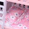 Creative Doll Double Bed Sheet Pillow Bunk Bed Toy Play House Accessories